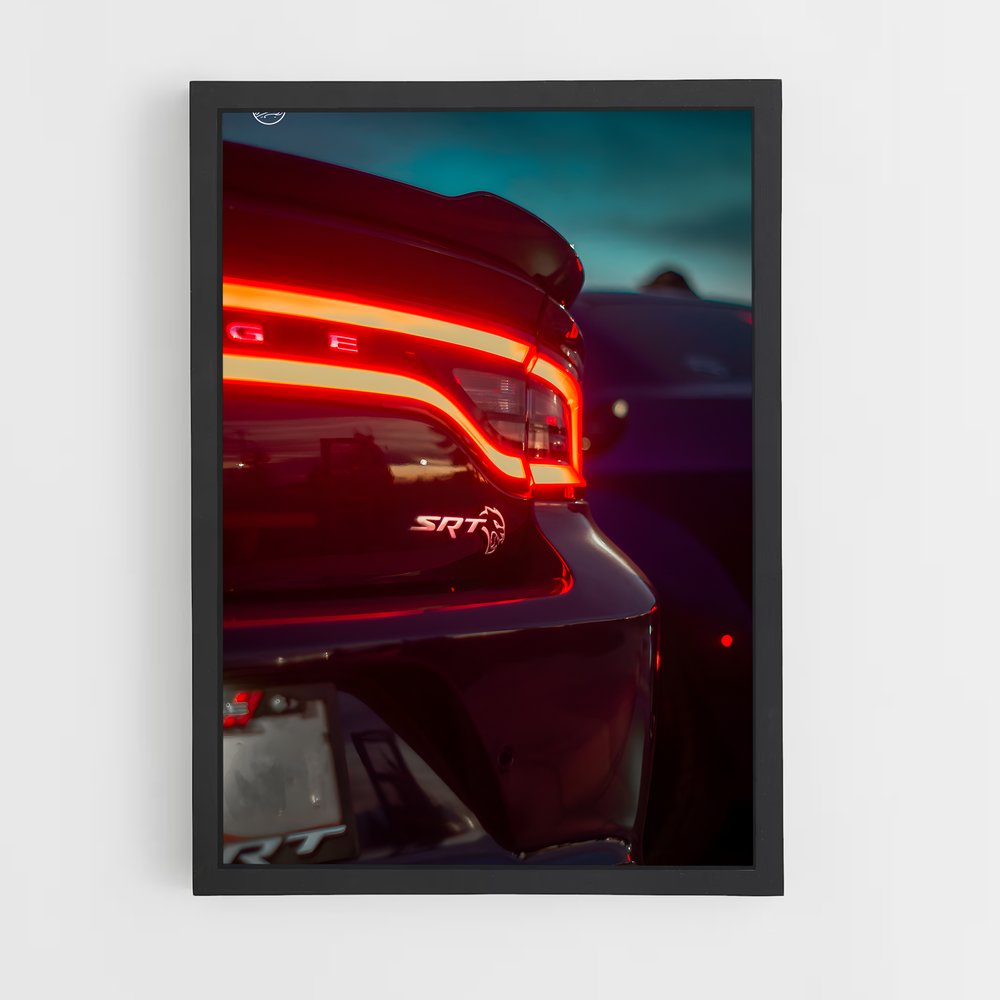 Poster Hellcat en Action – affiche Dodge (vue 2)